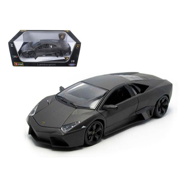 Bearhug B  1 by 18 Lamborghini Reventon Diecast Model Car; Matt Grey BE994264